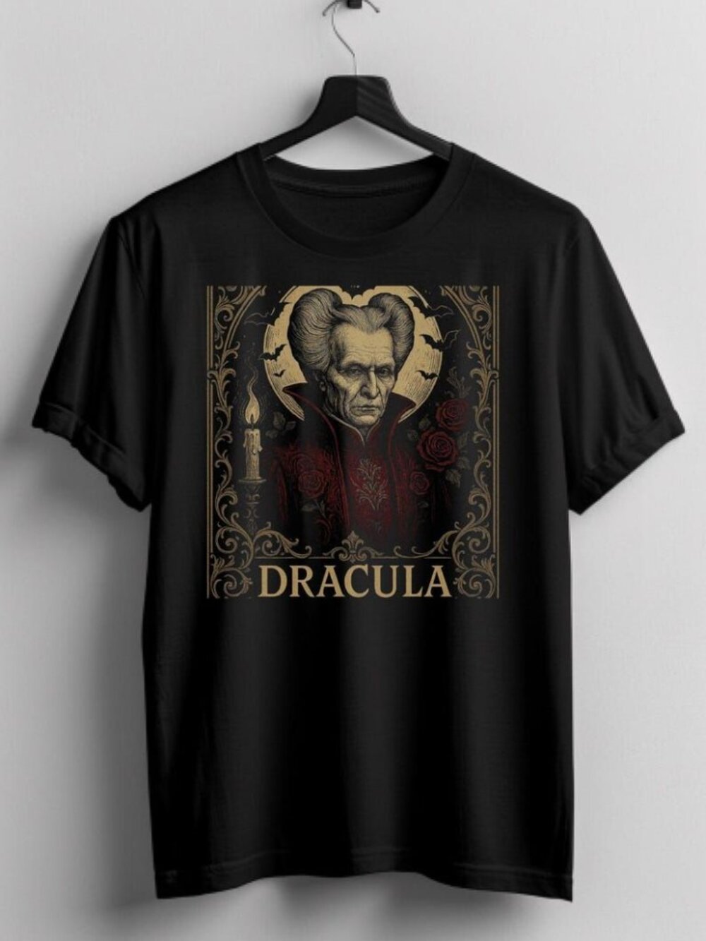 Dracula Bram Stoker Shirt, Vintage Gothic Vampire Tee, Retro Horror Movie Tee